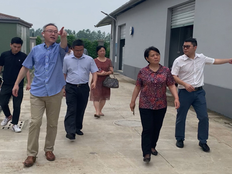 马鞍山市科技局党组书记、局长王焰一行到我司考察调研